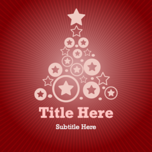 Christmas Tree of Stars PowerPoint
