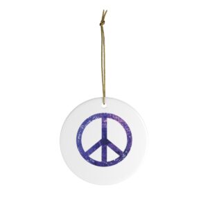 Peace Christmas Ornament