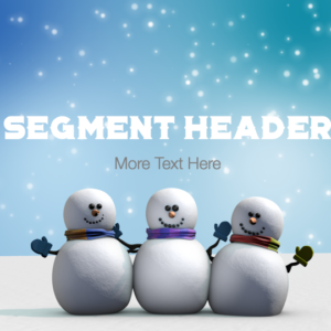 Snowman Trio PowerPoint. Slide features three snowmen welcome everyone with smiles.