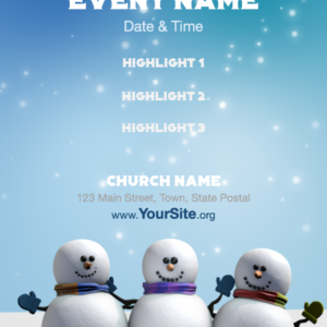 Snowman Trio Flyer