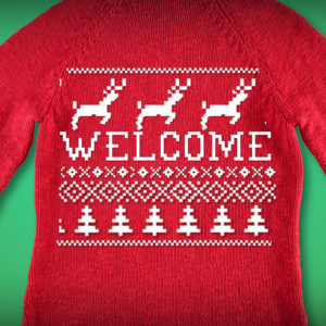 Christmas Sweater Videos. Welcome everyone with the humble Christmas sweater.