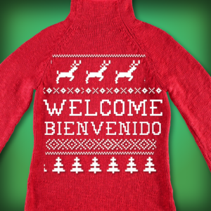 Christmas Sweater Social Media. Social media template features the humble Christmas sweater.