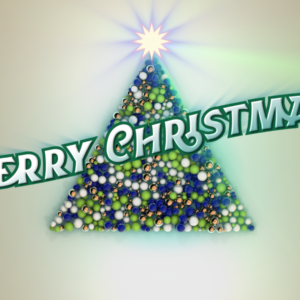 Christmas Tree Reveal Video. Ornaments form a fun Christmas Tree.
