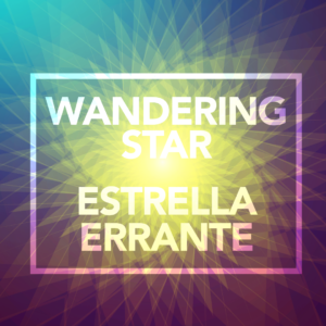 Wandering Star Social Media. Colorful star background formatted for social media.
