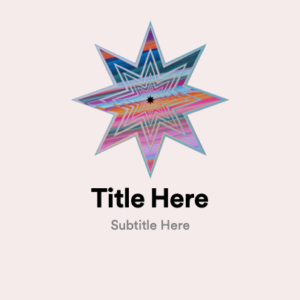 Shiny Star PowerPoint. Slide features a rainbow-colored star that welcomes everyone.