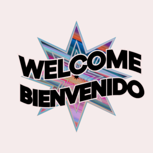 Shiny Social Media. Template features a rainbow-colored star that welcomes everyone.