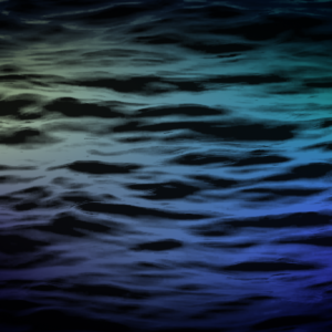 Baptism Waves Graphics. Image features ocean waves tinted in blues, greens and purples.