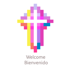 Colorful Cross Social Media. Features cross of many colors. Perfect for Lent, Easter and more.