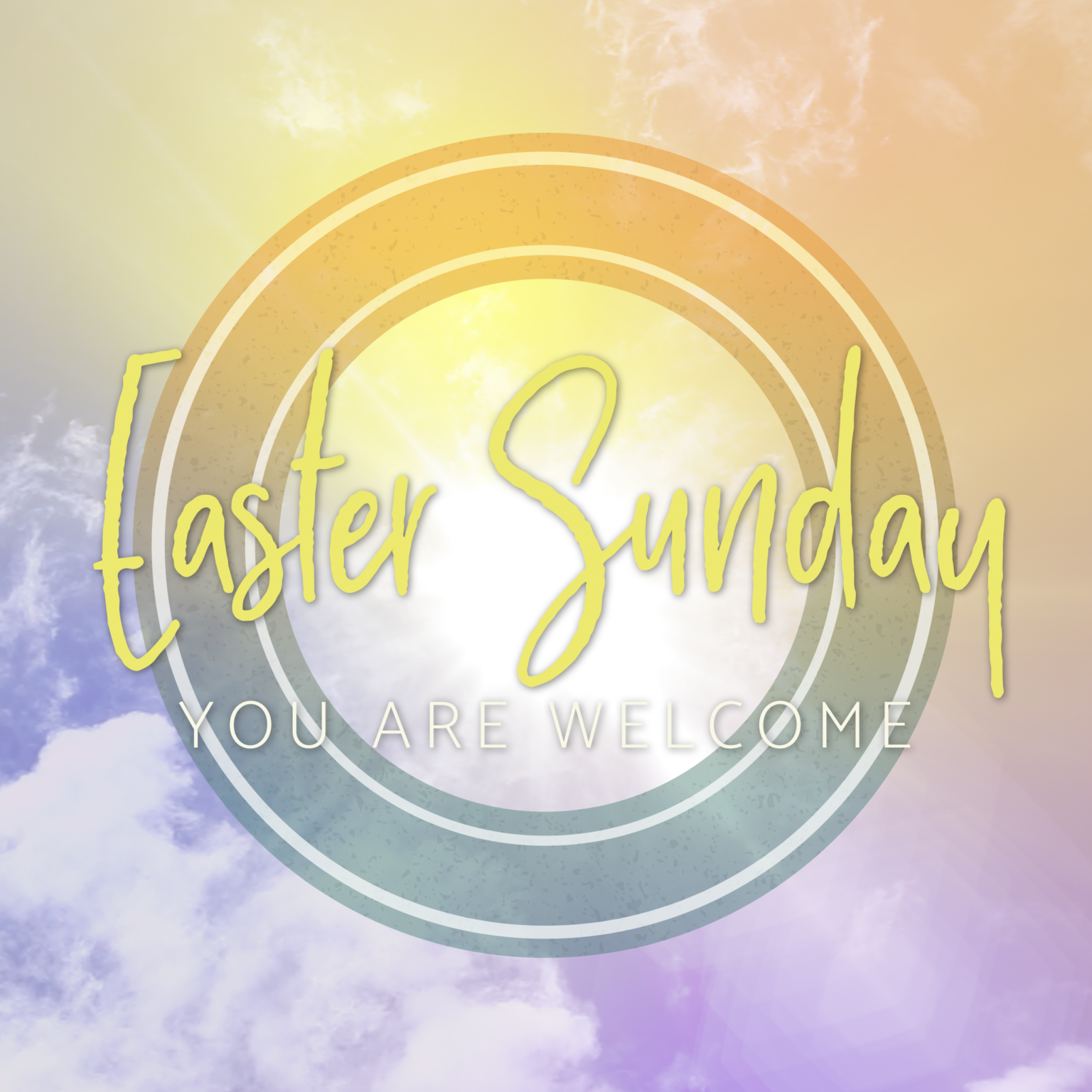 Easter Sunrise Service Flyer Progressive Church Media