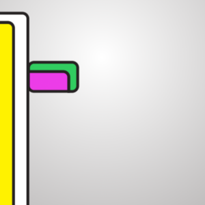 Mod Cross Graphics. Image features colorful cross features a groovy, mod design.