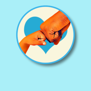 Fathers Day Fist Bump Graphics. Fun worship resources that celebrate dads with a fist bump between father and child.