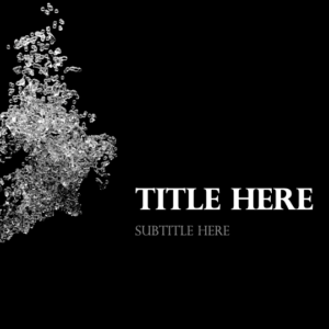 Baptism Splash PowerPoint. Sparkling bubbles of water float toward the surface.