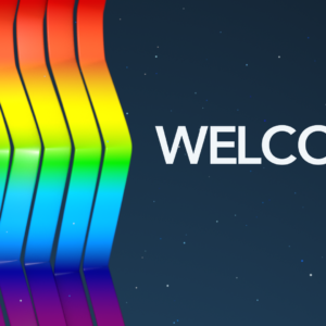 Pride Wave Videos. Waves of rainbows welcome everyone.