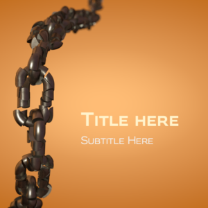 Juneteenth Freedom PowerPoint. Slide features metal chains that shatter to celebrate freedom from slavery.