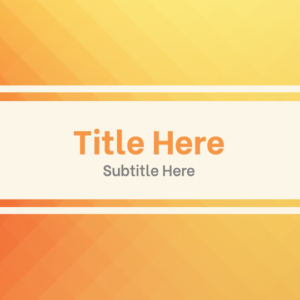 Fall Gradient PowerPoint. Slide features gradients of red, orange and yellow.