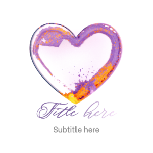 Full of Love PowerPoint. Slide features a heart shape filling up with colorful liquid.