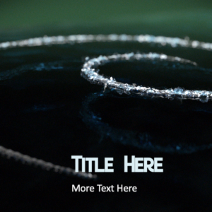 Ice Swirl PowerPoint. Crystals swirl together to form circles of ice.