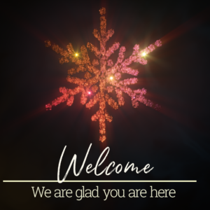Snowflake Videos. A sparkling snowflake welcomes everyone.