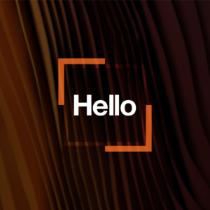 Black History Month Welcome To Church Videos. Welcome messages with a wavy background of oranges, reds, and browns.