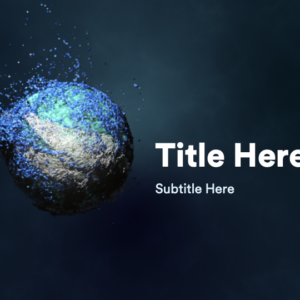 Water Spin PowerPoint. Swirls of water. Perfect for baptisms and more.