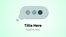 iWait PowerPoint. The familiar icon of an in-coming text or SMS message