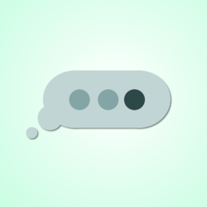 iWait Social Media. The familiar icon of an in-coming text or SMS message