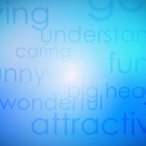 Fathers Day Messages Graphics. A wall of words showcases many of the ways we can describe fathers.
