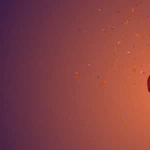 Thanks Dad Graphics. A heart-shaped balloon and confetti celebrate fathers.