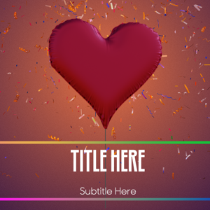 Thanks Dad PowerPoint. A heart-shaped balloon and confetti celebrate fathers.