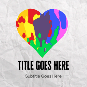 God's Masterpiece PowerPoint. Drips of paint form a heart. You are God's masterpiece just as you are.