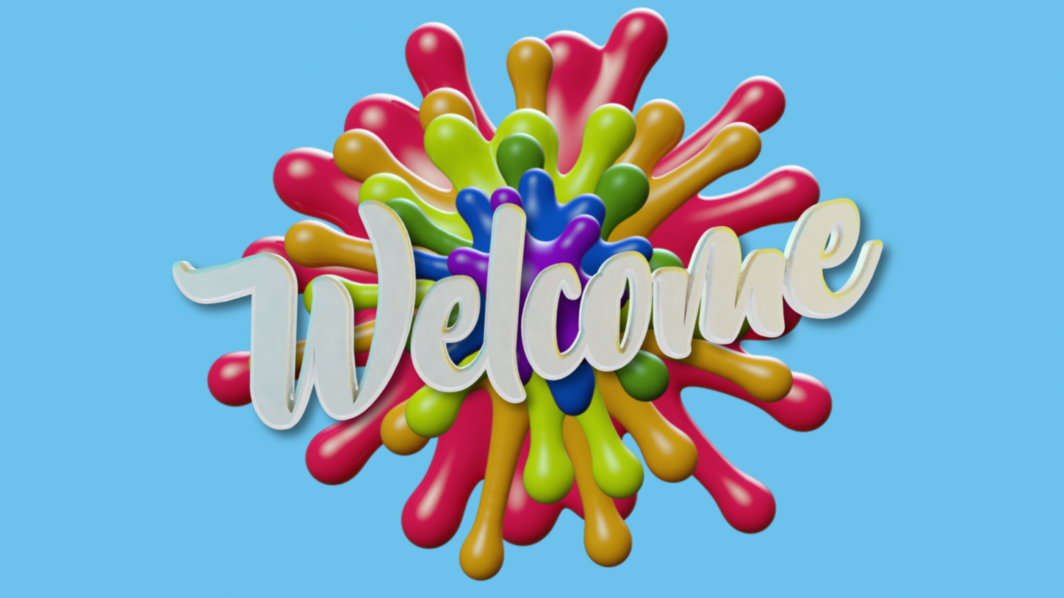 Colorful Splat PowerPoint - Progressive Church Media