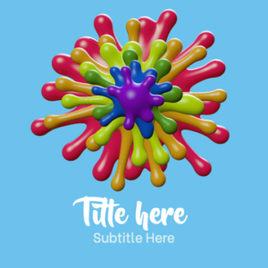 Colorful Splat PowerPoint. Delightful splats of color to celebrate LGBT Pride.