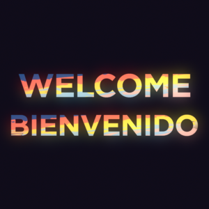 Cheerful Greeting Social Media. Colorful, fun resources to welcome everyone.
