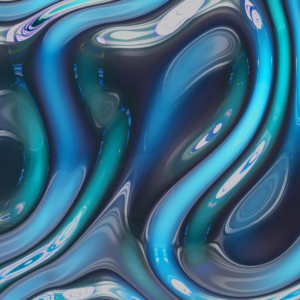 Flowing Welcome Graphics. Organic, flowing waves of liquid with a message of welcome.