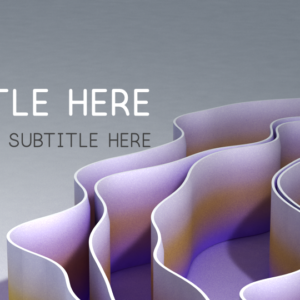 Abstract Splines PowerPoint. Abstract waves welcome all.