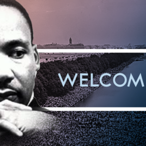 March on Washington Videos. Image features the crowd at the historic March on Washington with Dr. King.