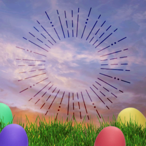 Easter Eggs Graphics. Colorful Easter Eggs waiting to be found.