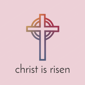 Easter Crosses Social Media. A trio of colorful crosses.