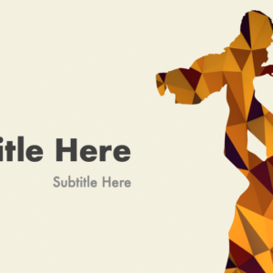 Fathers Day Celebration PowerPoint. The silhouette of a father and son playing together