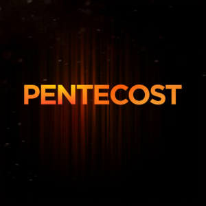 Pentecost Fireball Social Media. A ball of fire shoots across the screen to celebrate Pentecost.