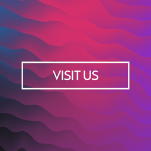 Wavy Gradient Social Media. Wavy gradients of reds, purples and blues welcome everyone.