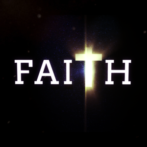 Faith Social Media. An illuminated cross, a symbol of faith for many.