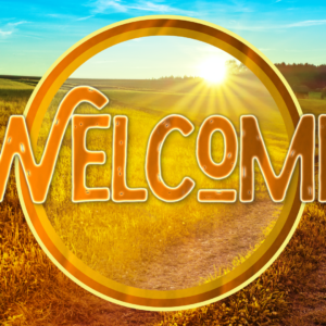 Welcome To Church Harvest Videos. Sun rises over a fall farm field.