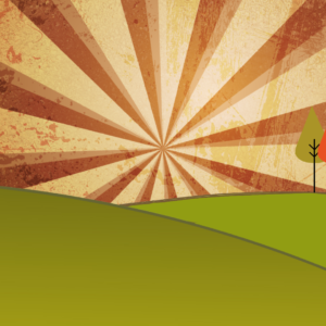 Autumn Background Graphics. A Fall sky bursts in celebration against a setting of trees full of color.