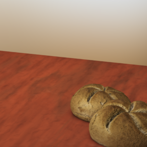 Communion Graphics. Communion table features a cup of wine and loaves of bread.