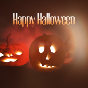 Pumpkin Faces Videos. A collection a spooky jack-o-lanterns on a dark, foggy night.