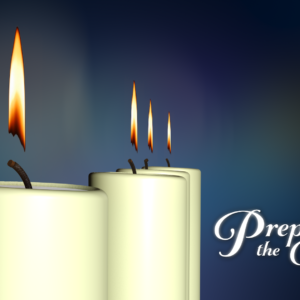Prepare The Way (Advent) Videos. Four white candles, lit in preparation for the celebration of Advent.