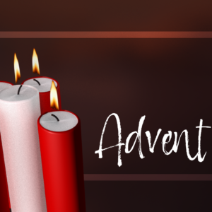 Advent Red Videos. Featuring red candles, plus a white Christ candle.