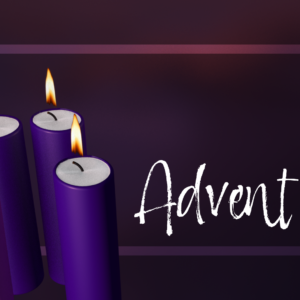 Advent Purple Videos. Featuring purple candles, plus a pink Gaudete Sunday candle.