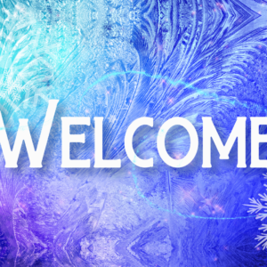 Winter Wonderland Videos. A frosty scene in deep blues and purples to celebrate winter.